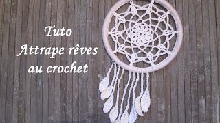 TUTO ATTRAPE REVES AU CROCHET Dream catcher crochet ATRAPASUENOS CROCHET