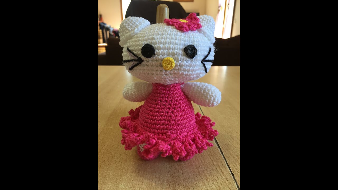 Tuto Hello Kitty au crochet 2/2