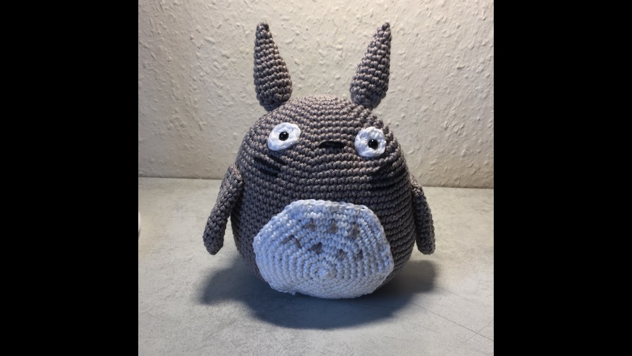 Tuto Totoro au crochet spécial gaucher